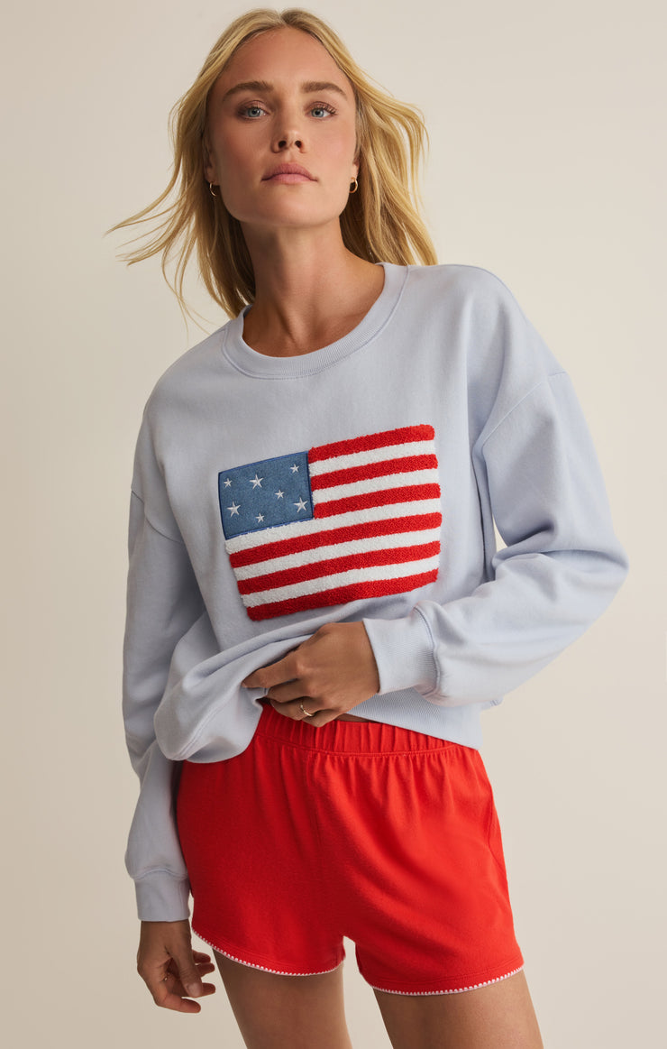 Tops Free Time Sweatshirt Hamptons Blue