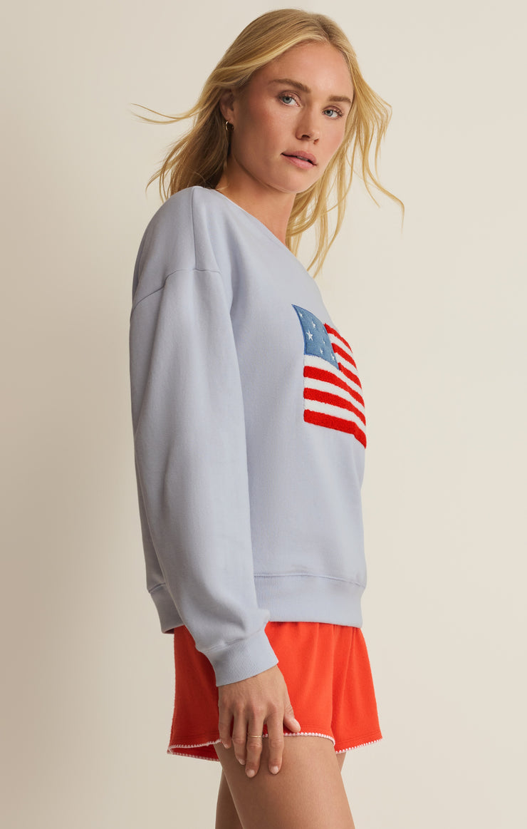 Tops Free Time Sweatshirt Hamptons Blue