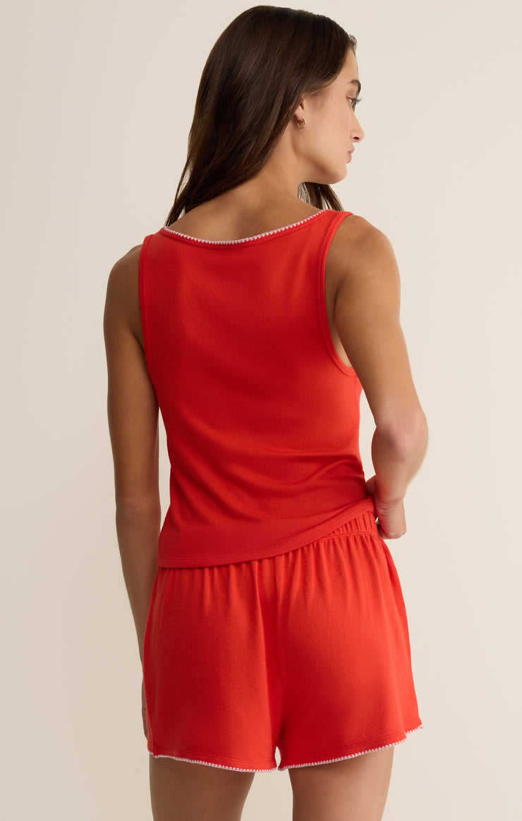 Tops Stately V-Neck Tank Lychee