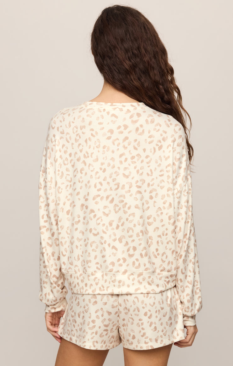 Tops Soft Leo Long Sleeve Top Sandstone