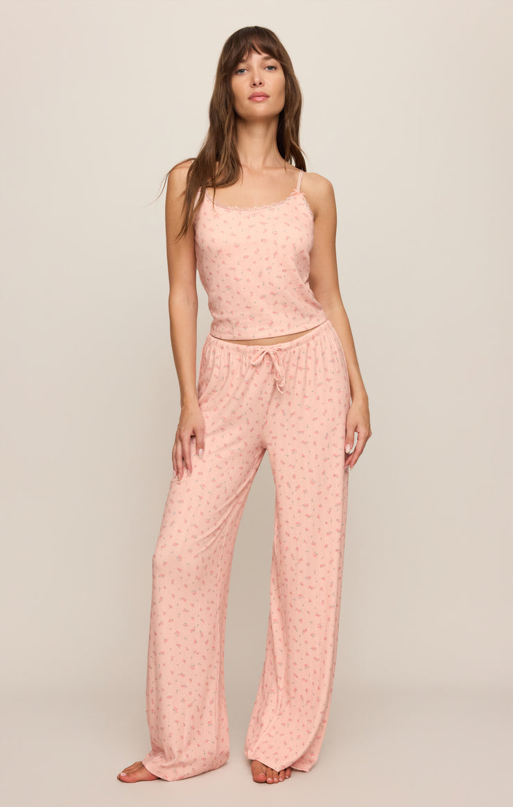 Tops Better Off Pointelle Tank Rosewater