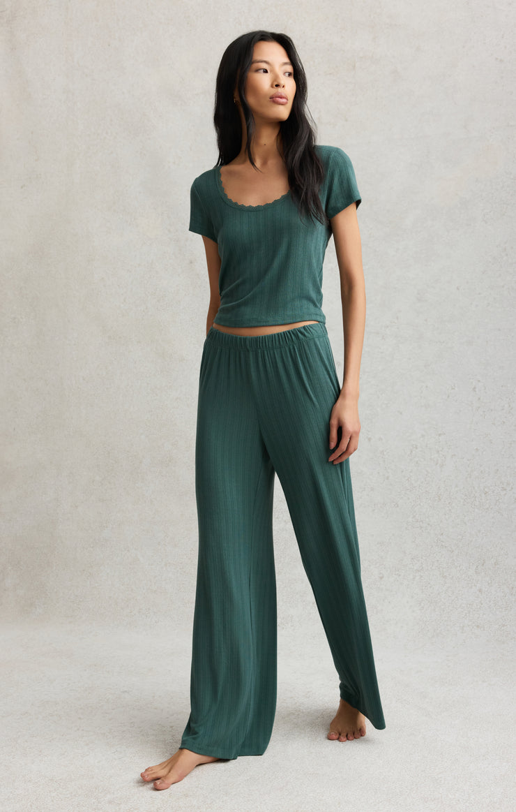Pants Countryside Pointelle Pant Emerald Cove