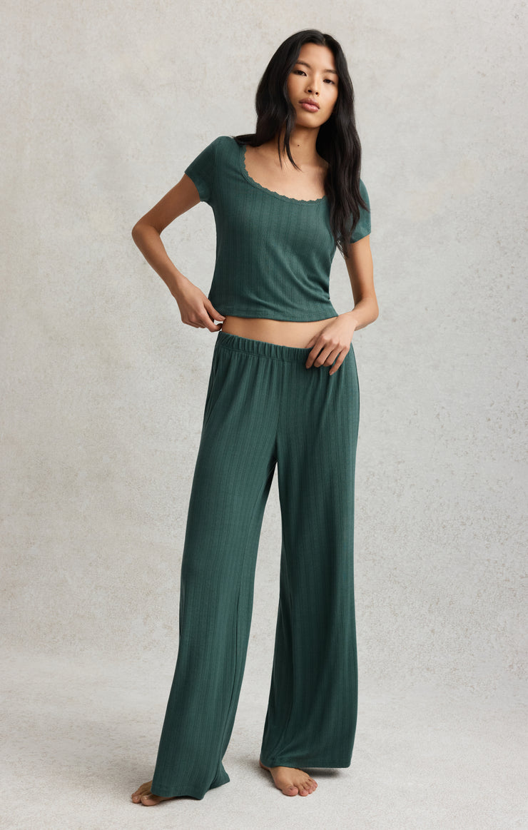 Pants Countryside Pointelle Pant Emerald Cove