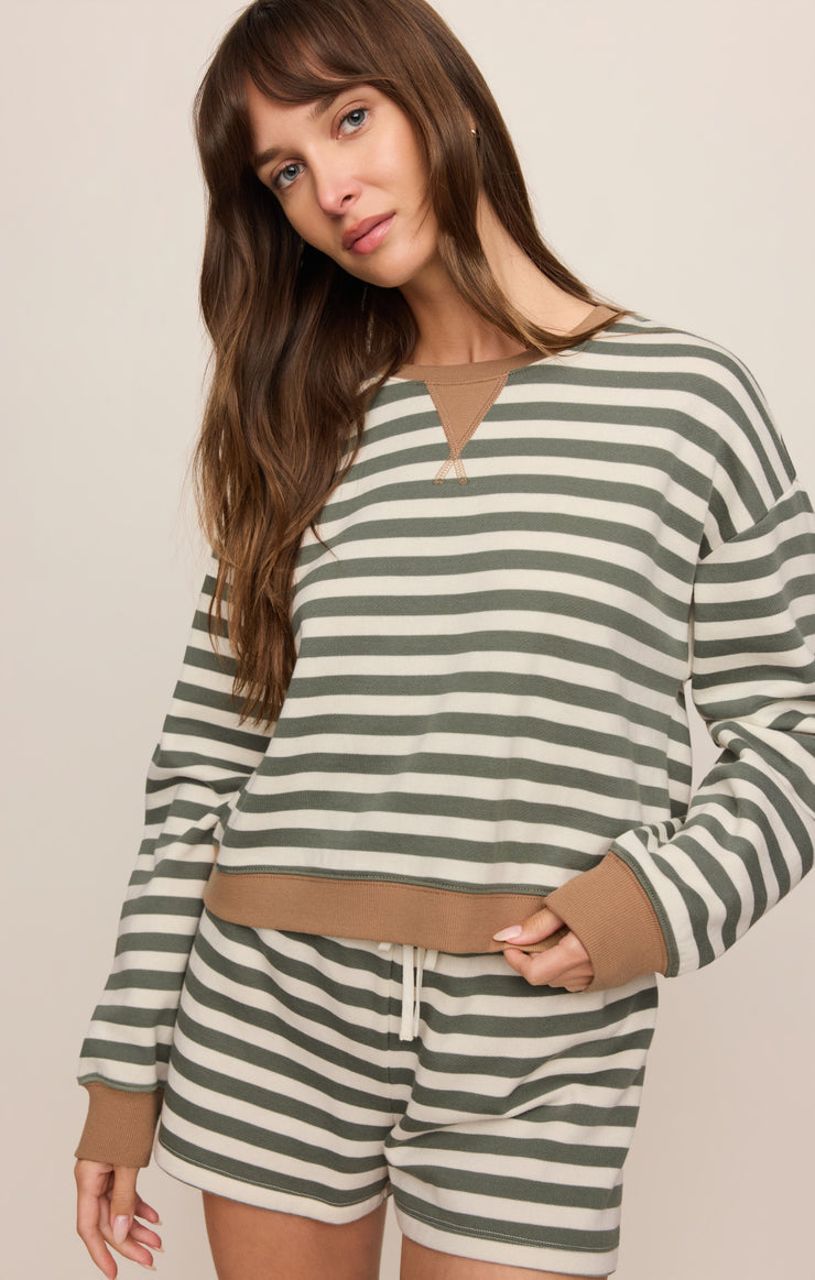 Low Key Stripe Sweatshirt