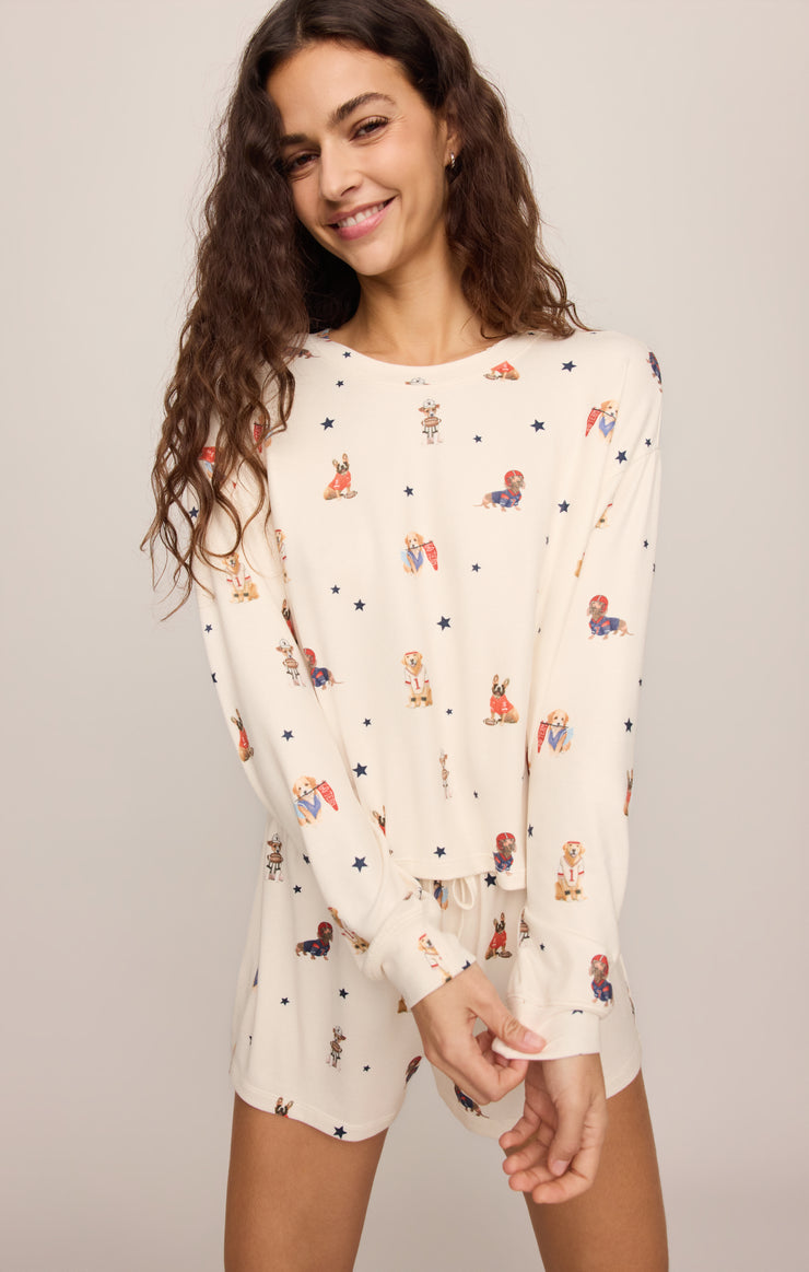 Tops Team Player Long Sleeve Top Sandstone
