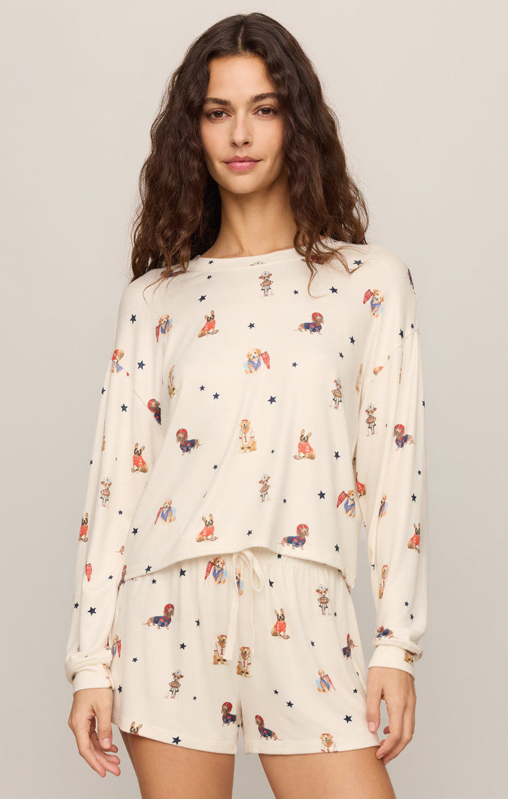 Tops Team Player Long Sleeve Top Sandstone