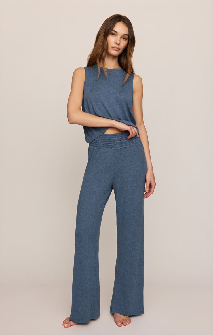 Tops Sloane Silky Jersey Tank True Navy