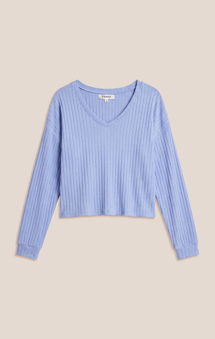 Daydreamer Silky Rib V-Neck