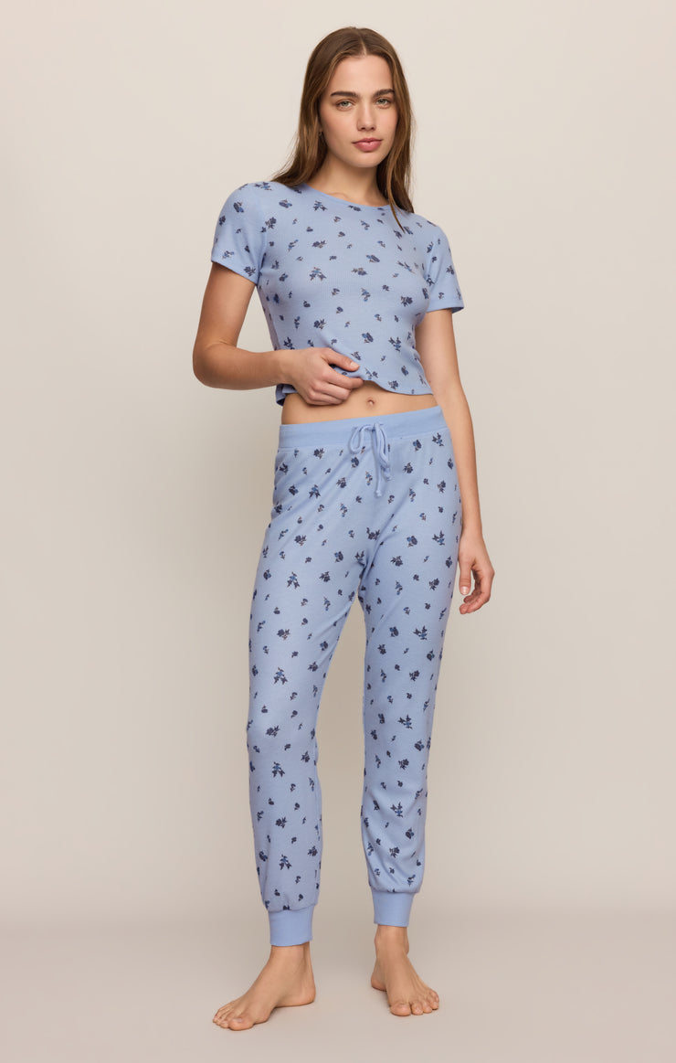Floral Thermal Tee