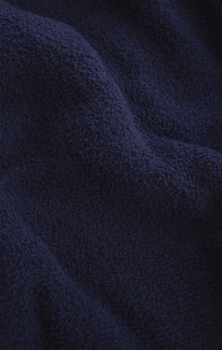 Tops Ski Plush Sweater Blue Sapphire