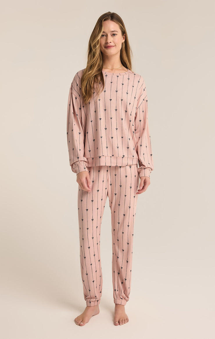 Tops Cozy Pinbows Set Cashmere Pink