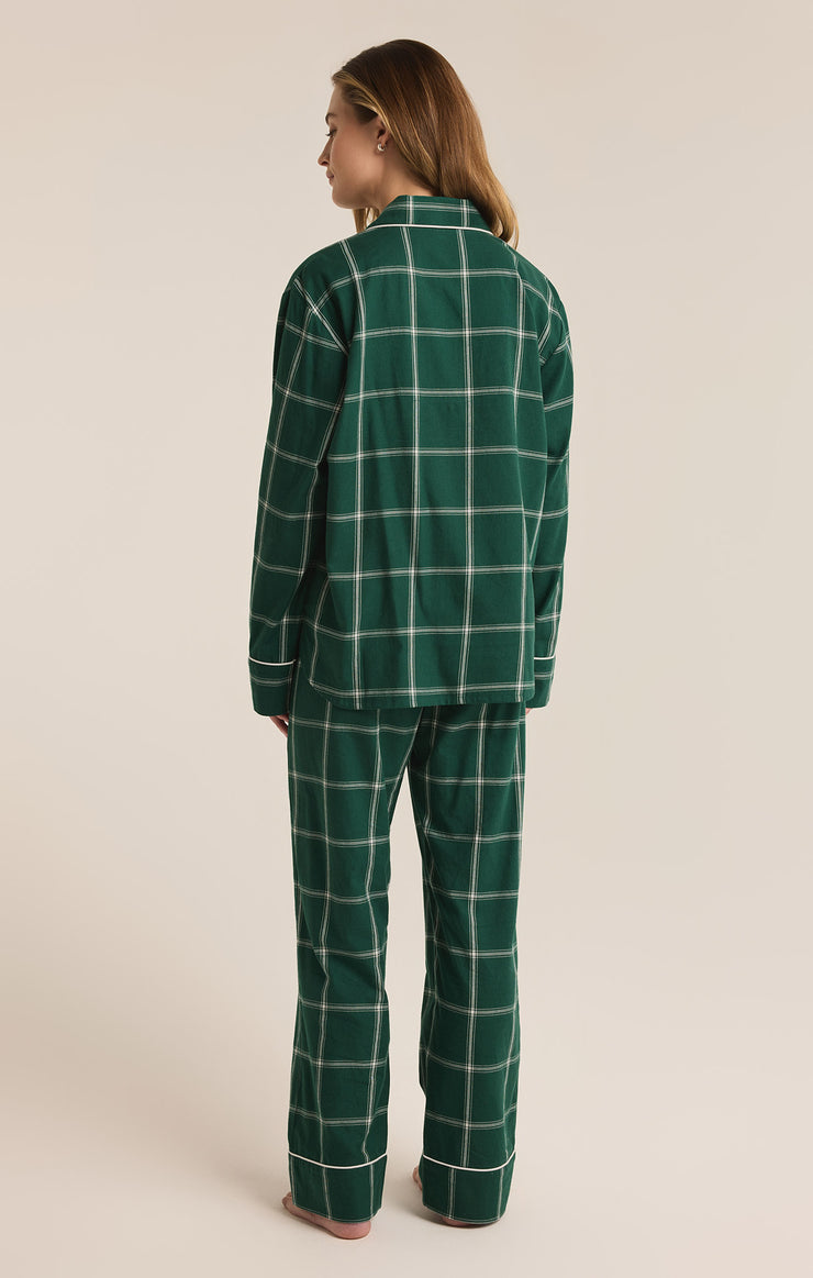 Tops Dreamer Plaid Flannel Set Noble Fir