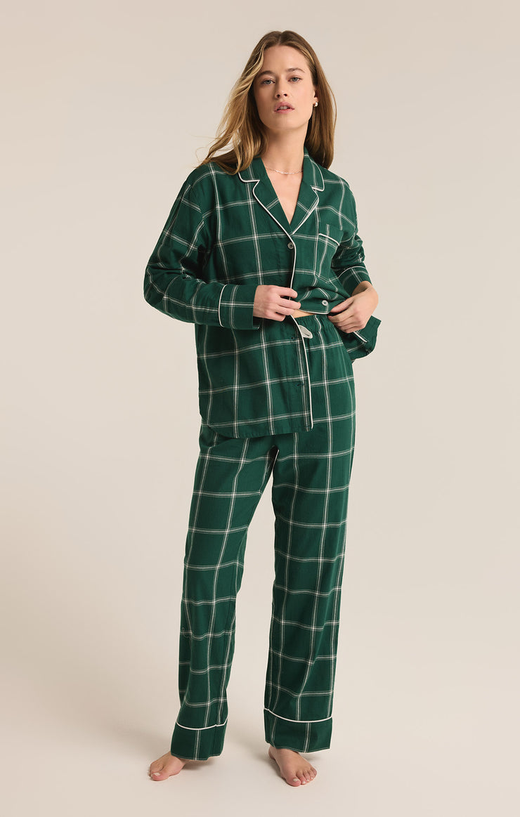 Tops Dreamer Plaid Flannel Set Dreamer Plaid Flannel Set