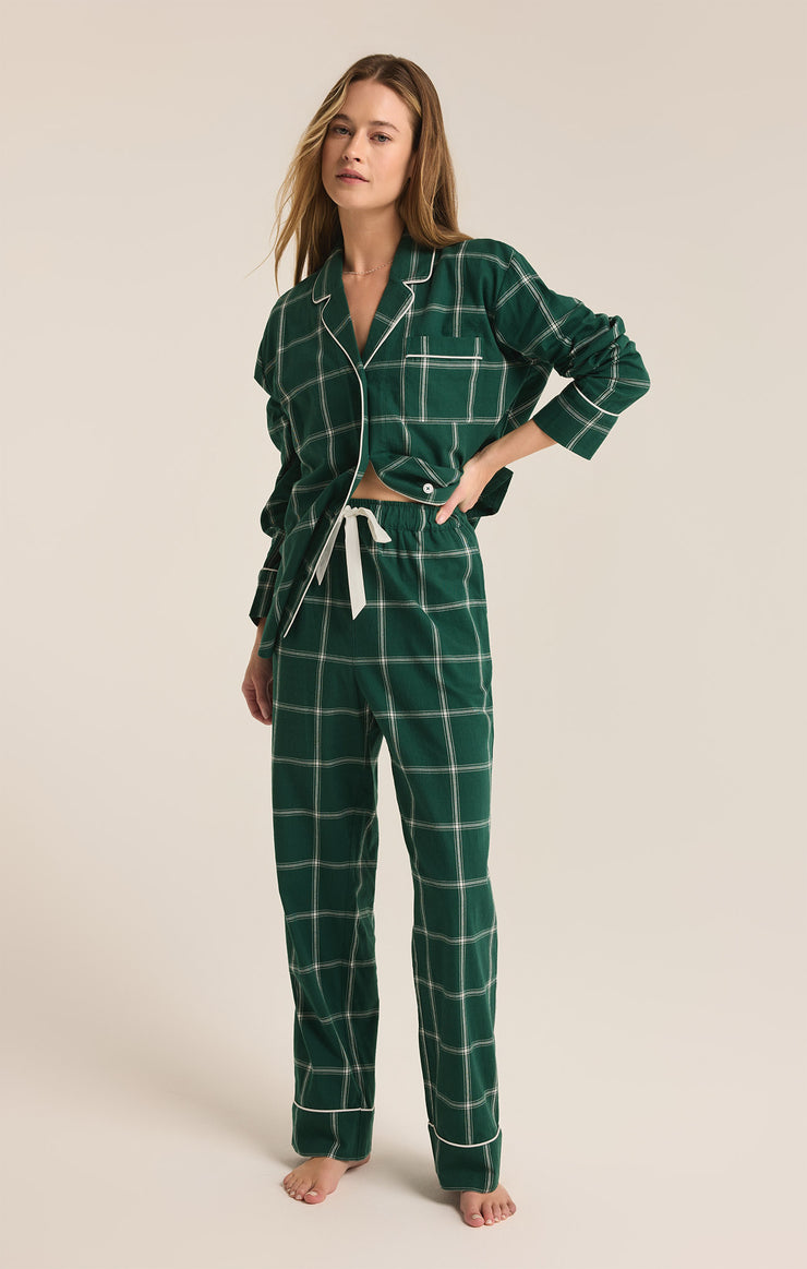 Tops Dreamer Plaid Flannel Set Dreamer Plaid Flannel Set