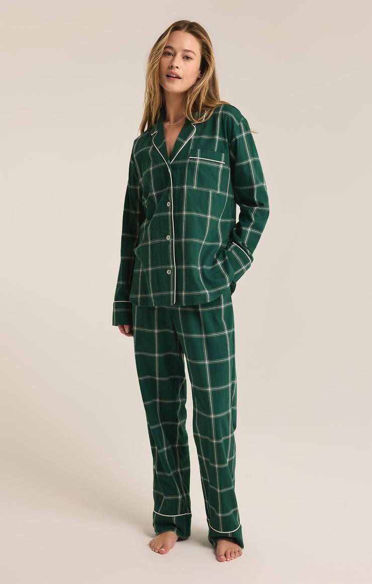 Tops Dreamer Plaid Flannel Set Dreamer Plaid Flannel Set