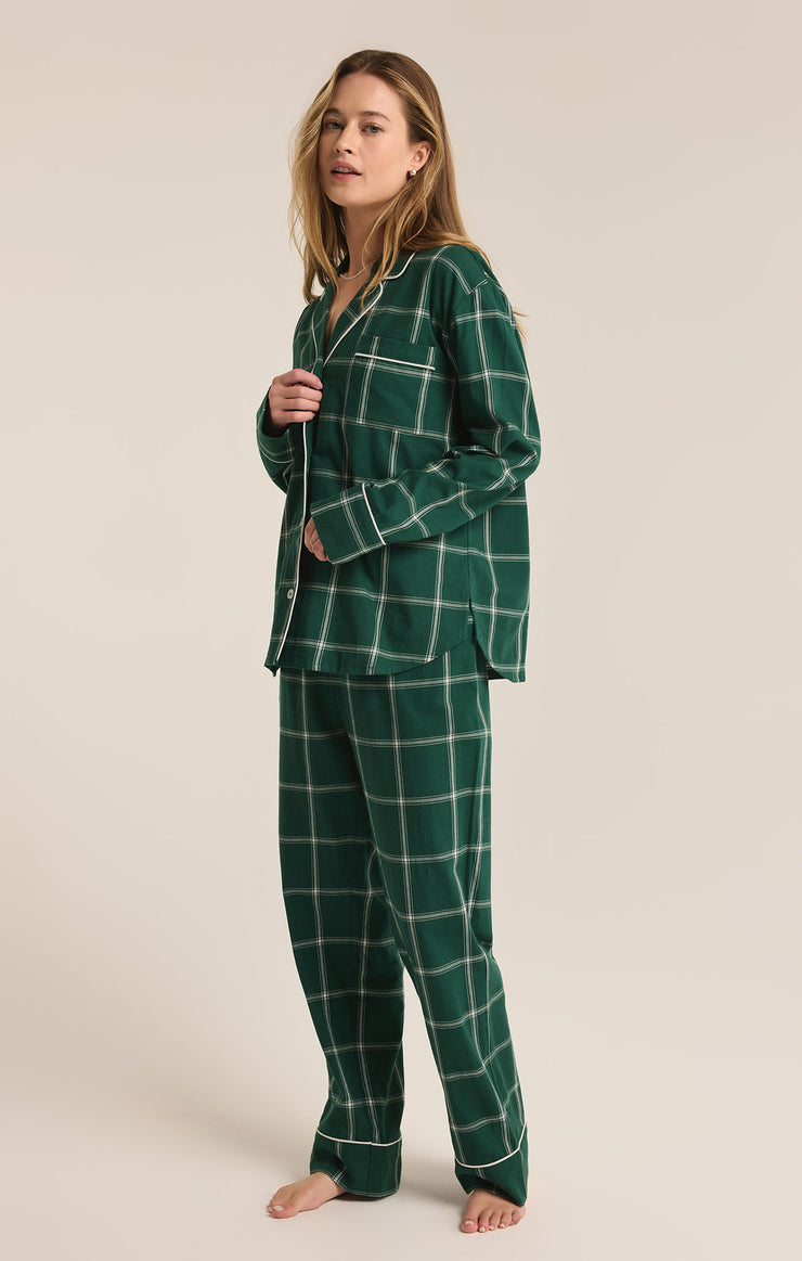 Tops Dreamer Plaid Flannel Set Dreamer Plaid Flannel Set