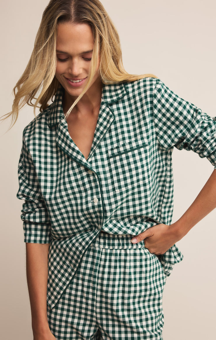 Tops Merry & Bright PJ Set Mistletoe