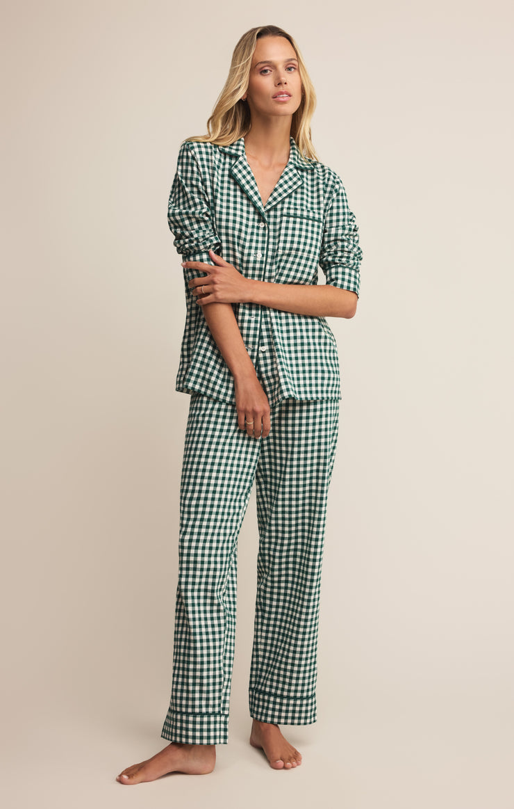 Tops Merry & Bright PJ Set Mistletoe