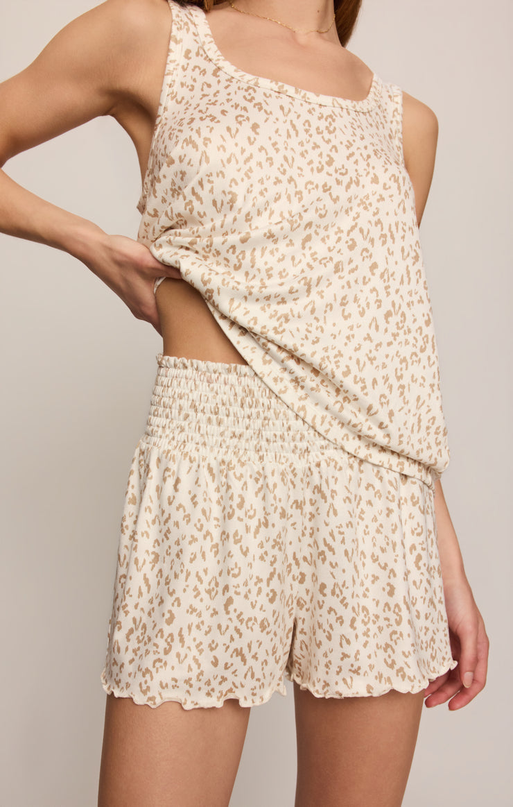 Tops Cozy Leopard Set Vanilla Ice
