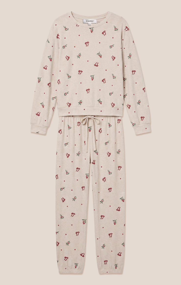 Cozy Holly Knit PJ Set