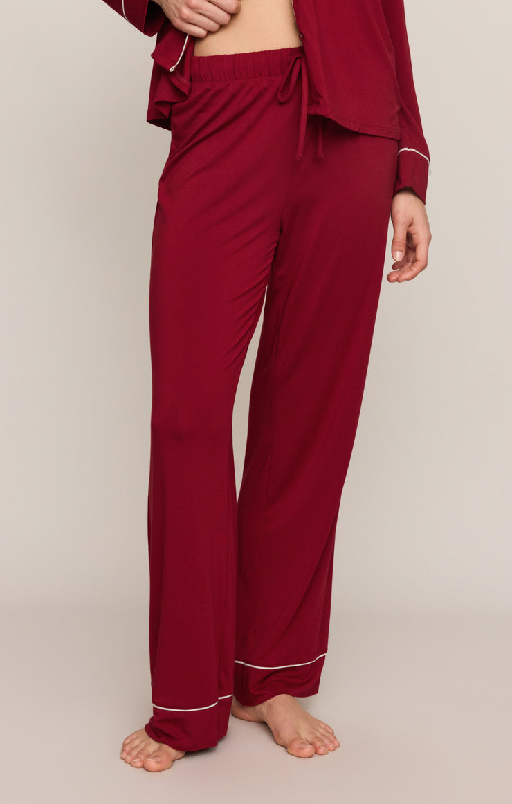 Tops Snuggle Jersey PJ Set Red Dahlia