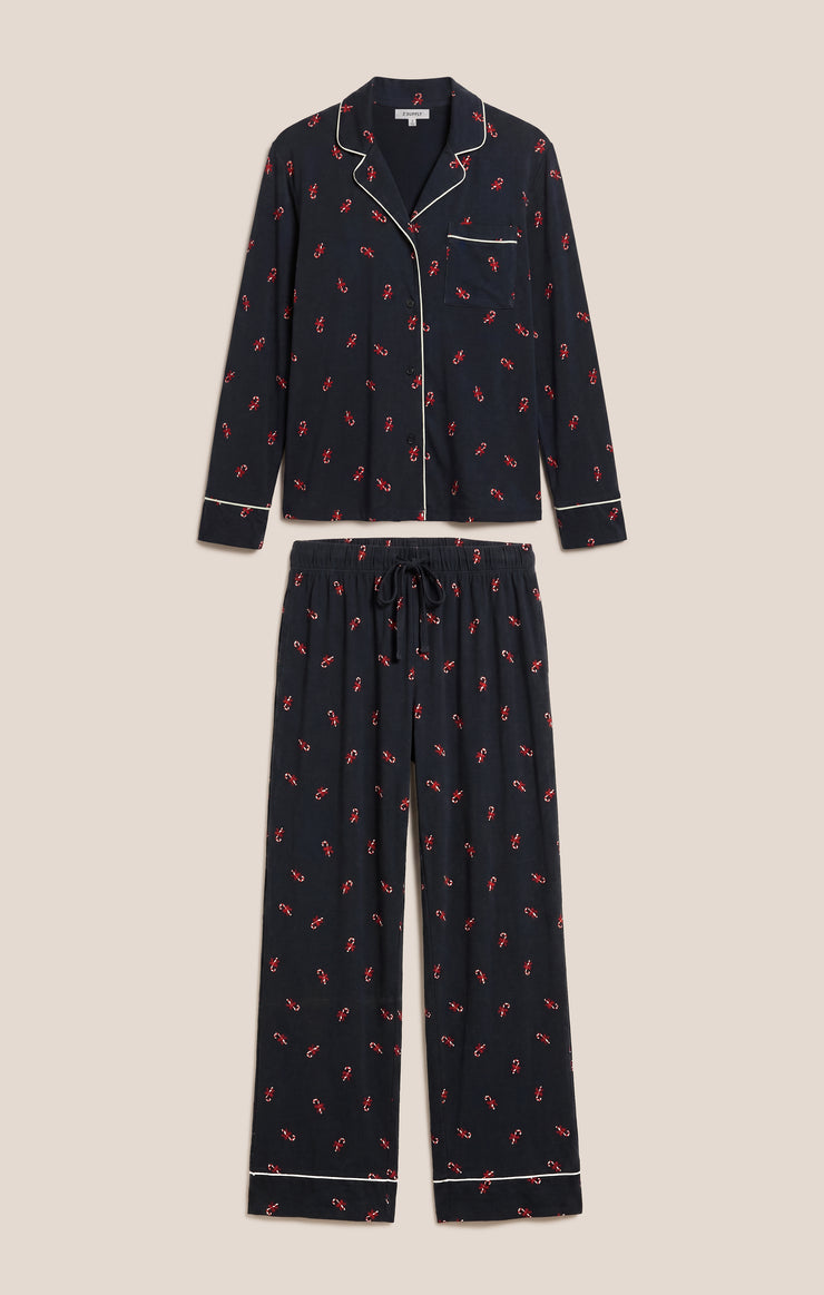 Snuggle Candy Cane Jersey PJ Set