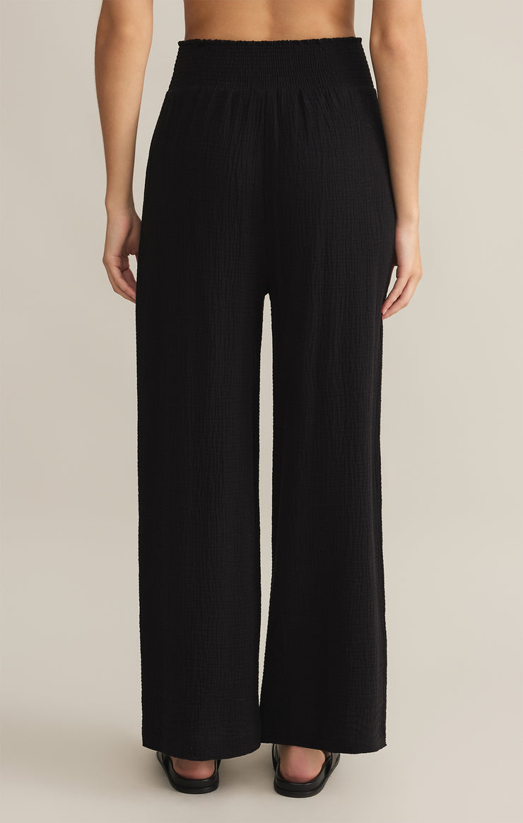 Pants Cassidy Full Length Gauze Pant Black