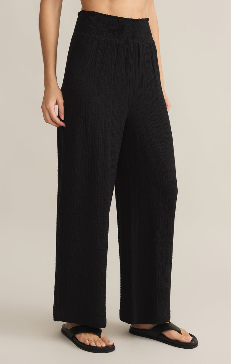 Pants Cassidy Full Length Gauze Pant Black