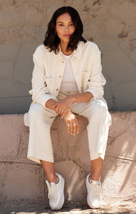 JacketsUnion Knit Cord Jacket Adobe White