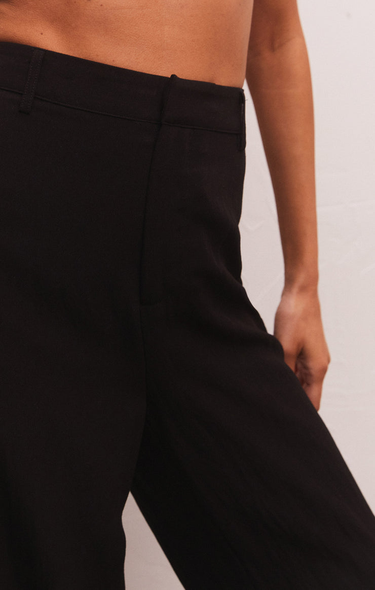 Z Supply, Pants & Jumpsuits, Nwt Womens Z Supply Black Elastic Waist  Pullon Pants Xl