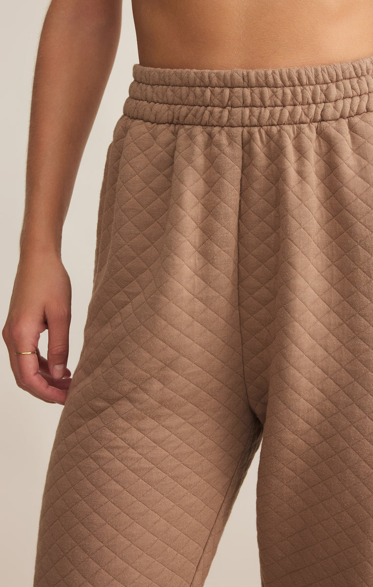 Pants Slim Quilted Jogger Campfire