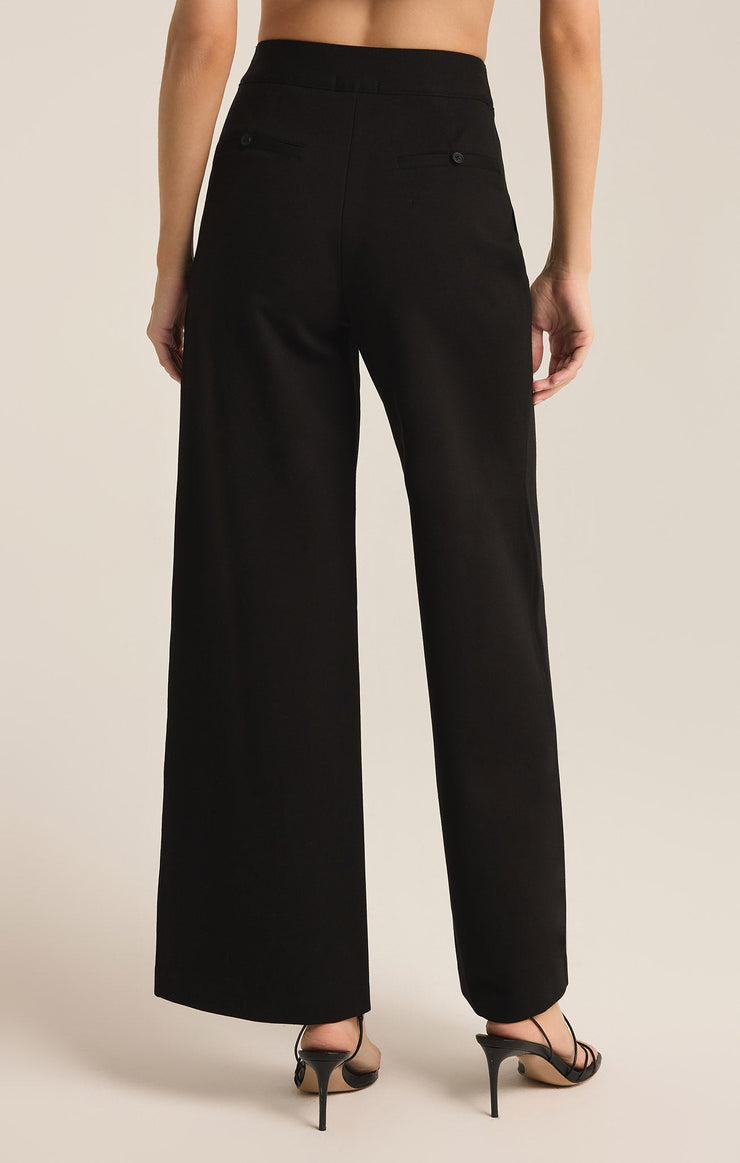 ★★ ★★ Paris Pants T22E7WPC504WL1W20 Paris Wide Leg Pant in black by Another Love – SavVy