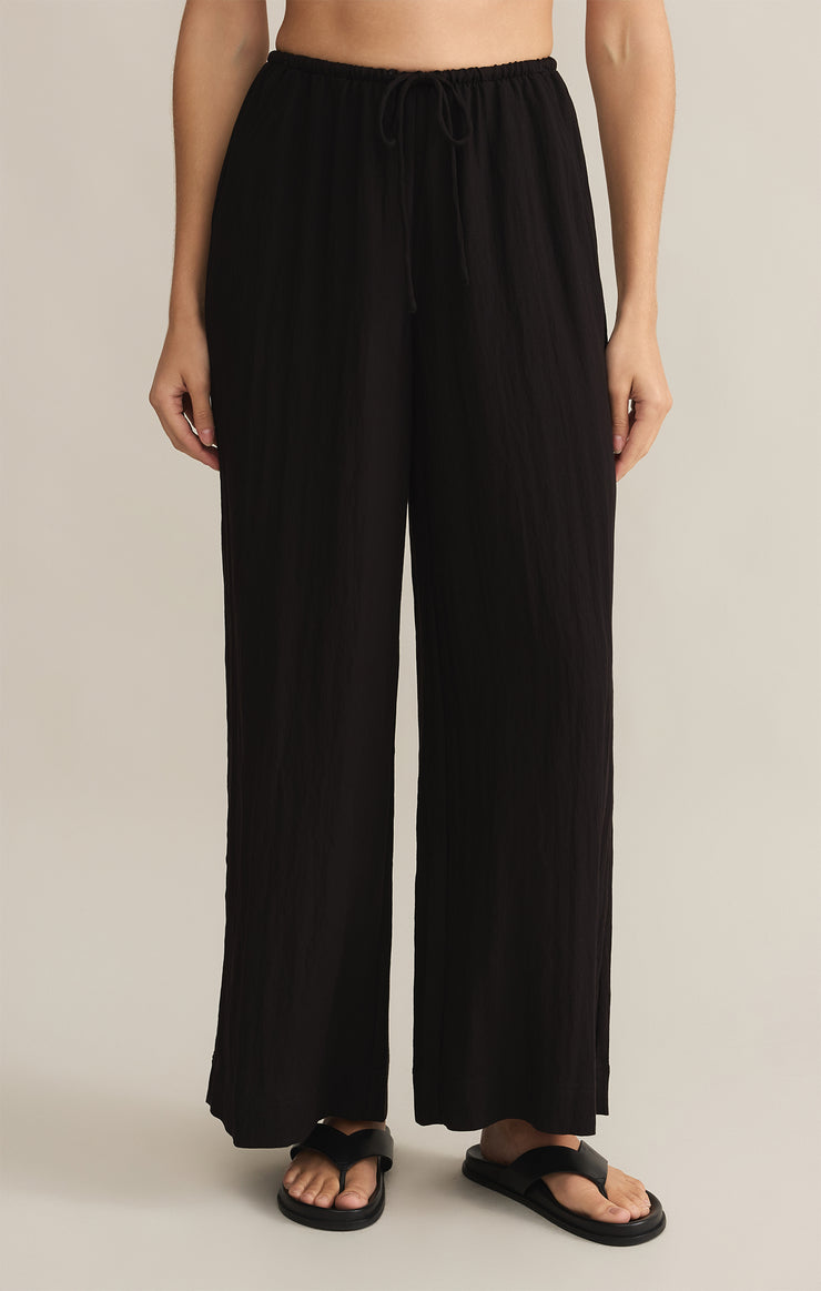 Pants Soleil Textured Pant Black