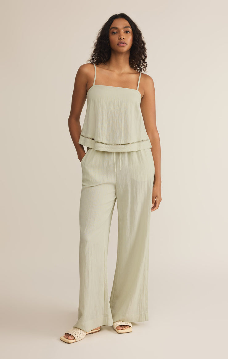 Pants Soleil Textured Pant Sea Mist