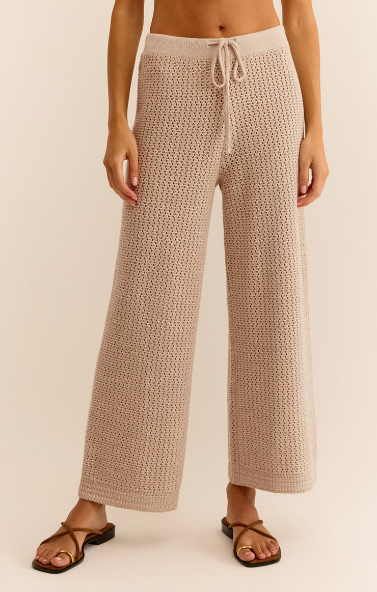 Pants Costa Crochet Pant Natural