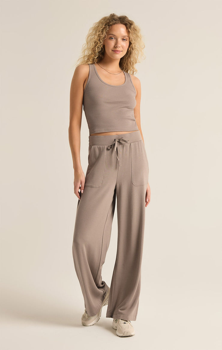 Pants Layover Modal Fleece Pant Slate Grey