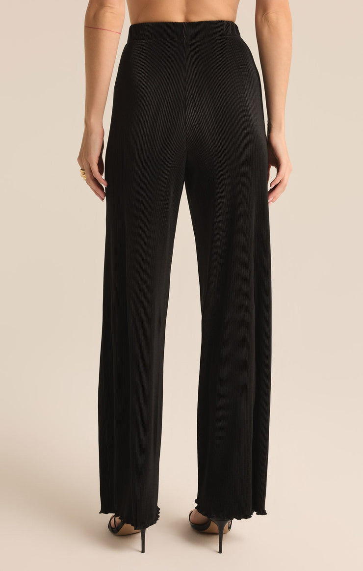 Pants Denia Pleated High Rise Pant Black