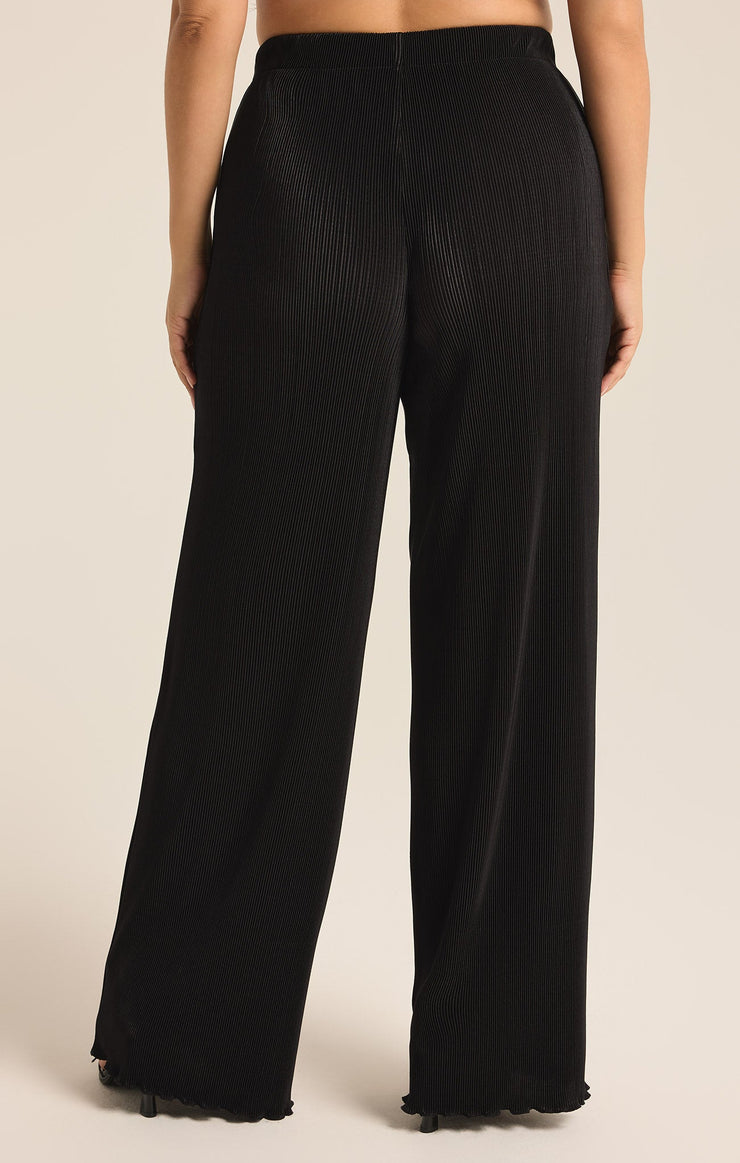 Pants Denia Pleated High Rise Pant Black