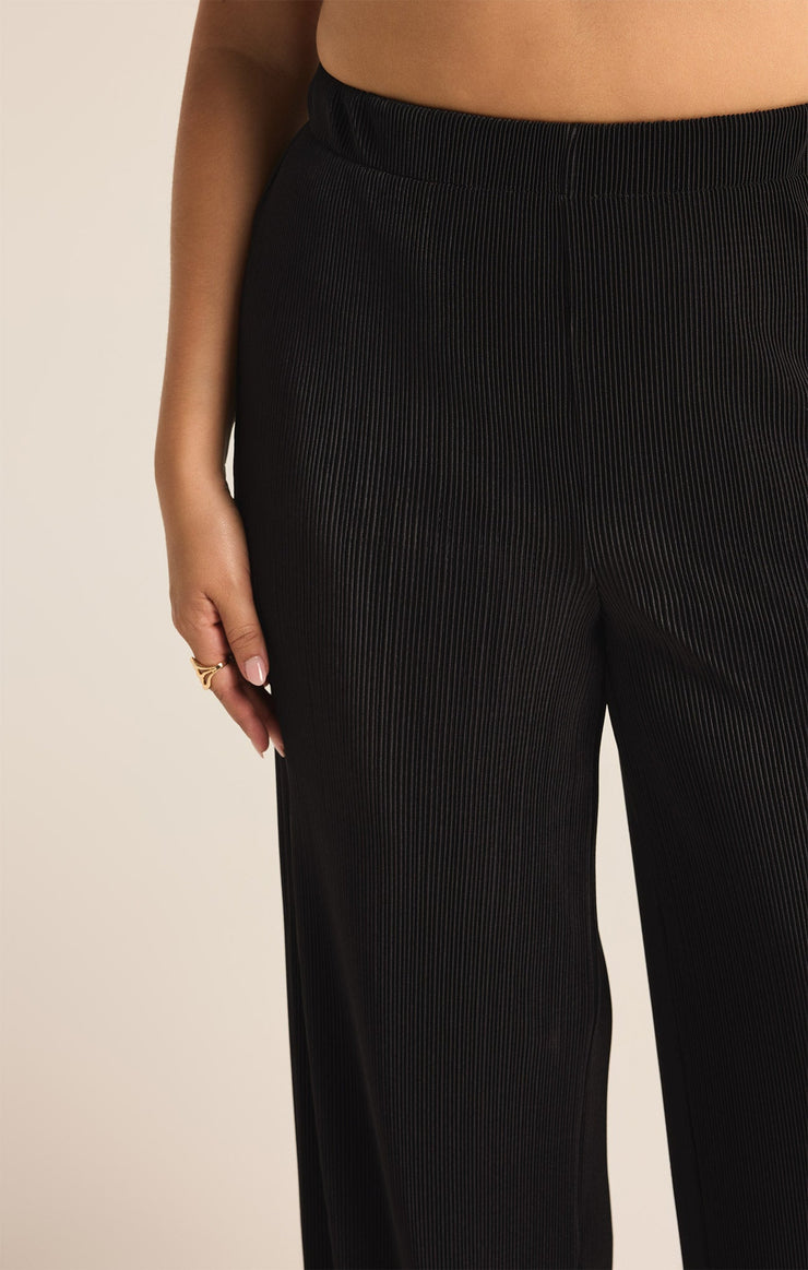 Pants Denia Pleated High Rise Pant Black