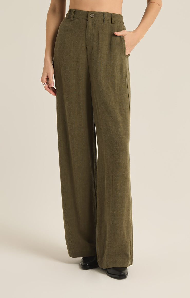 Pants Micah Linen Pant Grape Leaf