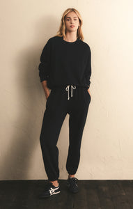 PantsClassic Boyfriend Fleece Jogger Black