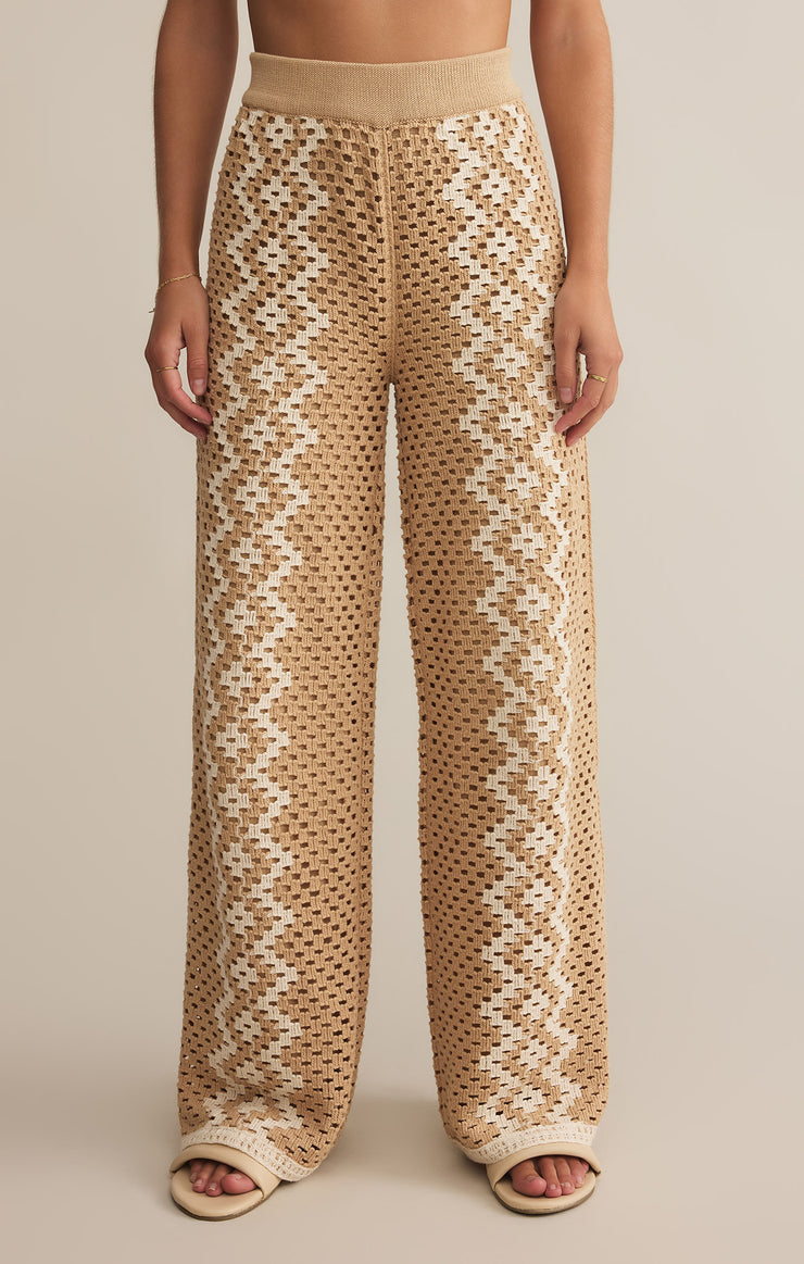 Pants Loma Crochet Pant Natural