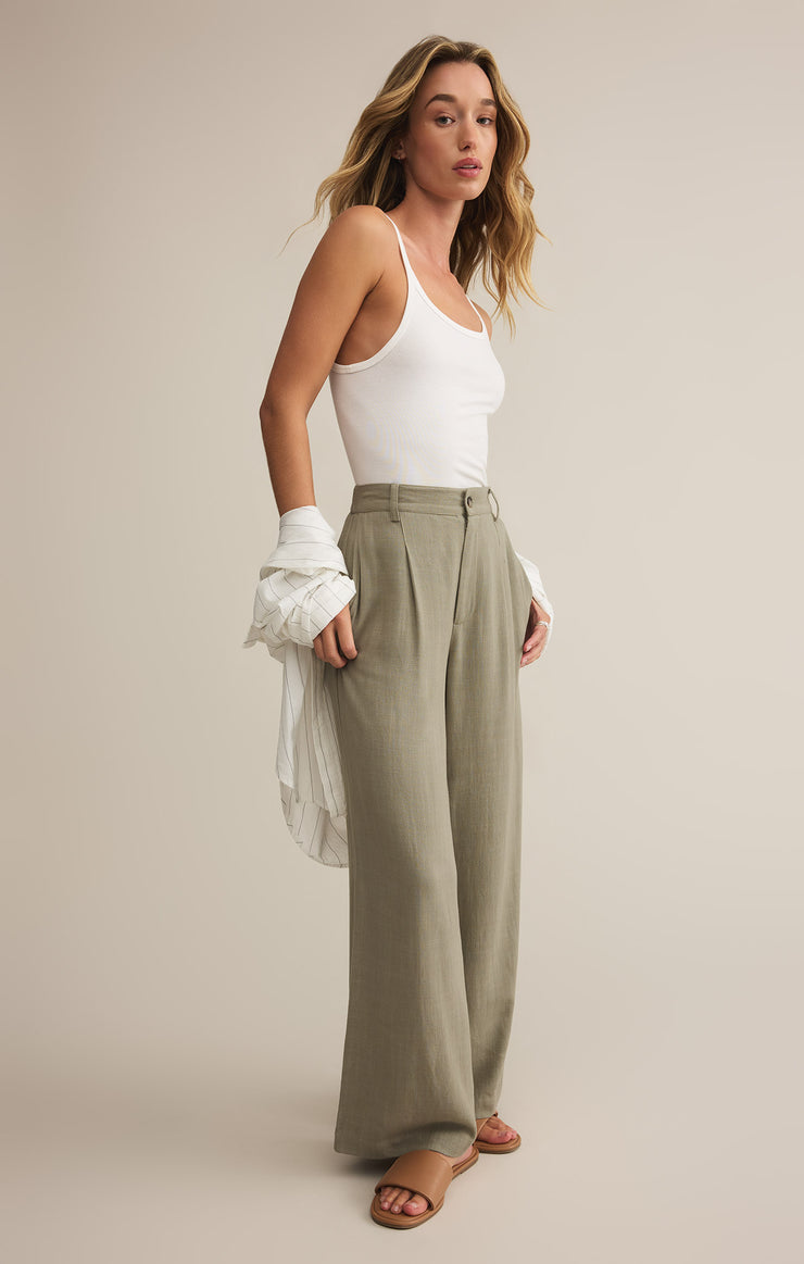 Pants Vista Linen Pant Dusty Palm