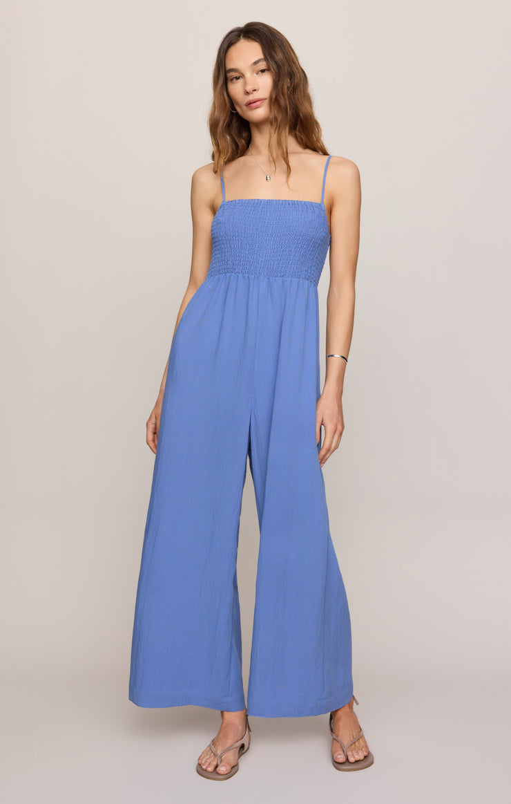 Pants Beachside Smocked Jumpsuit Marina