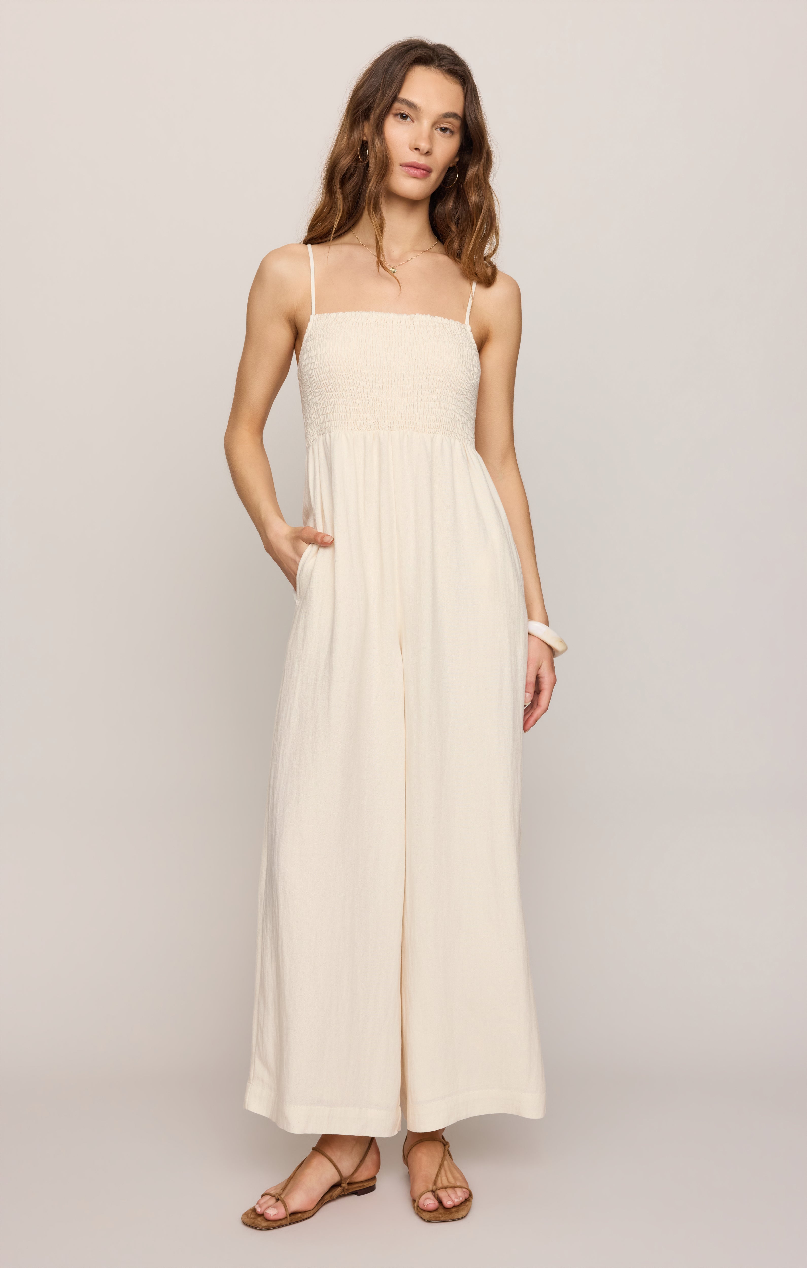 Beachside Smocked Jumpsuit – Z SUPPLY