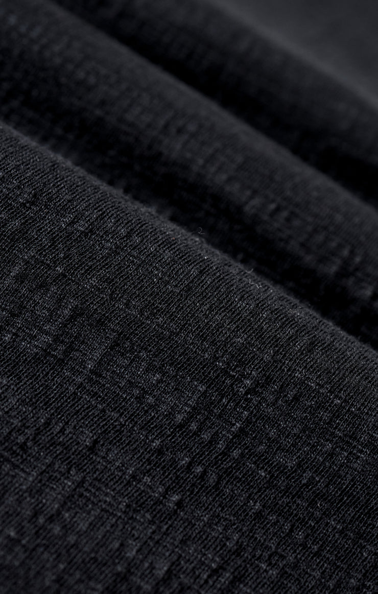 Pants Solace Textured Slub Jumpsuit Black