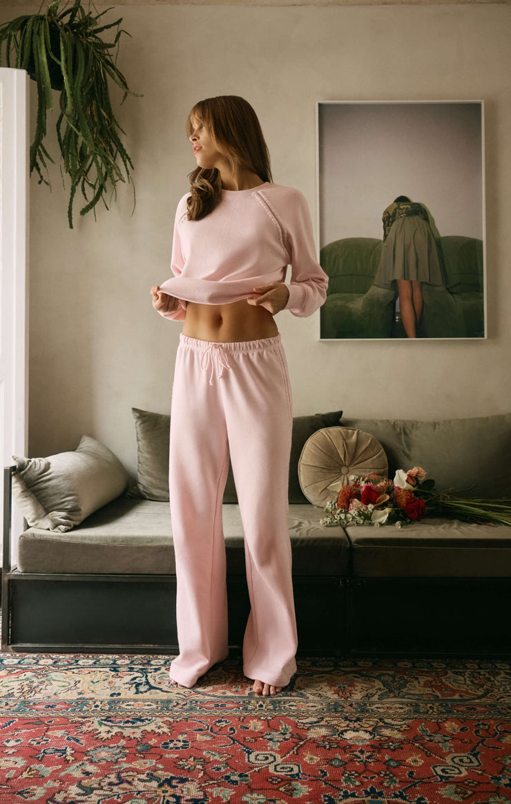 Pants Take All French Terry Track Pant Washed Pink