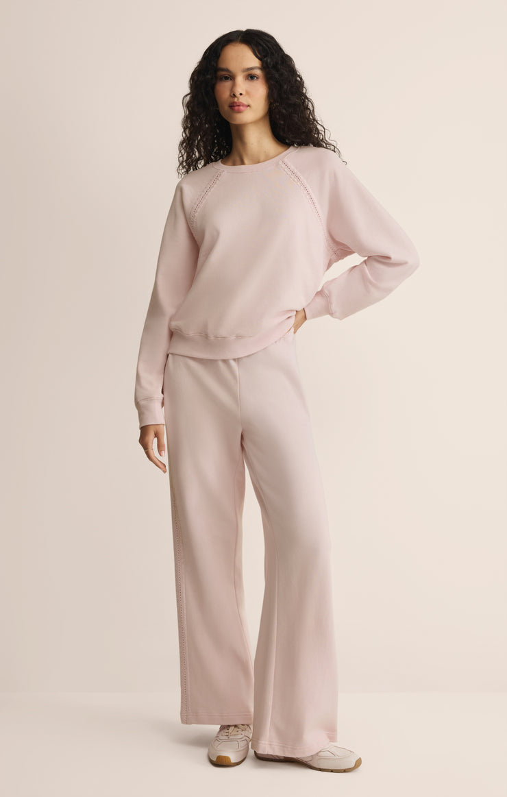 Pants Take All French Terry Track Pant Washed Pink