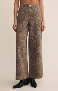 PantsMarli Denim Leopard Pant Desert Tan
