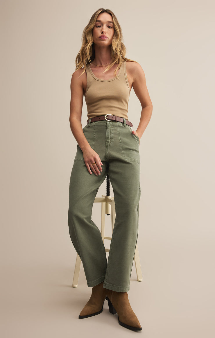 Pants Olive Twill Pant Hunter Green